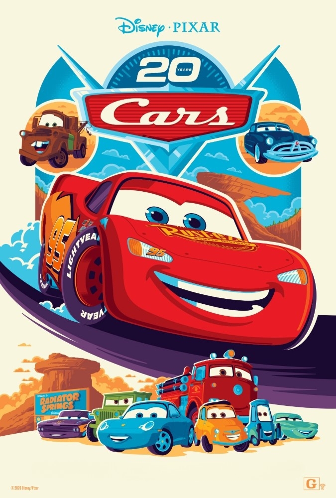 Locandina Cars: motori ruggenti - 20 anni