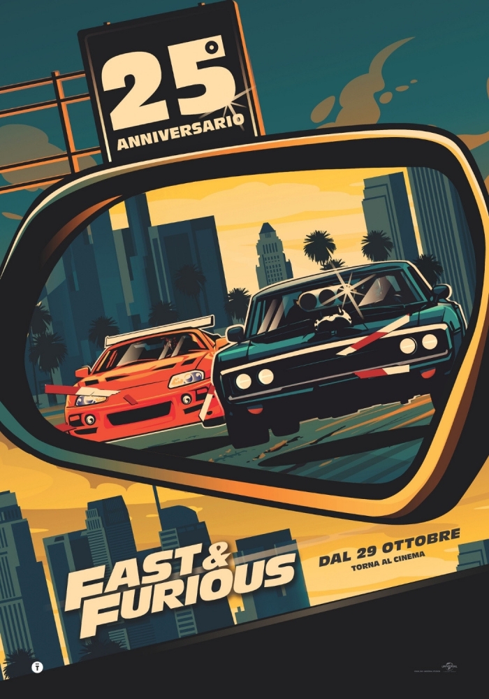 Locandina Fast & furious &ndash; 25th anniversary