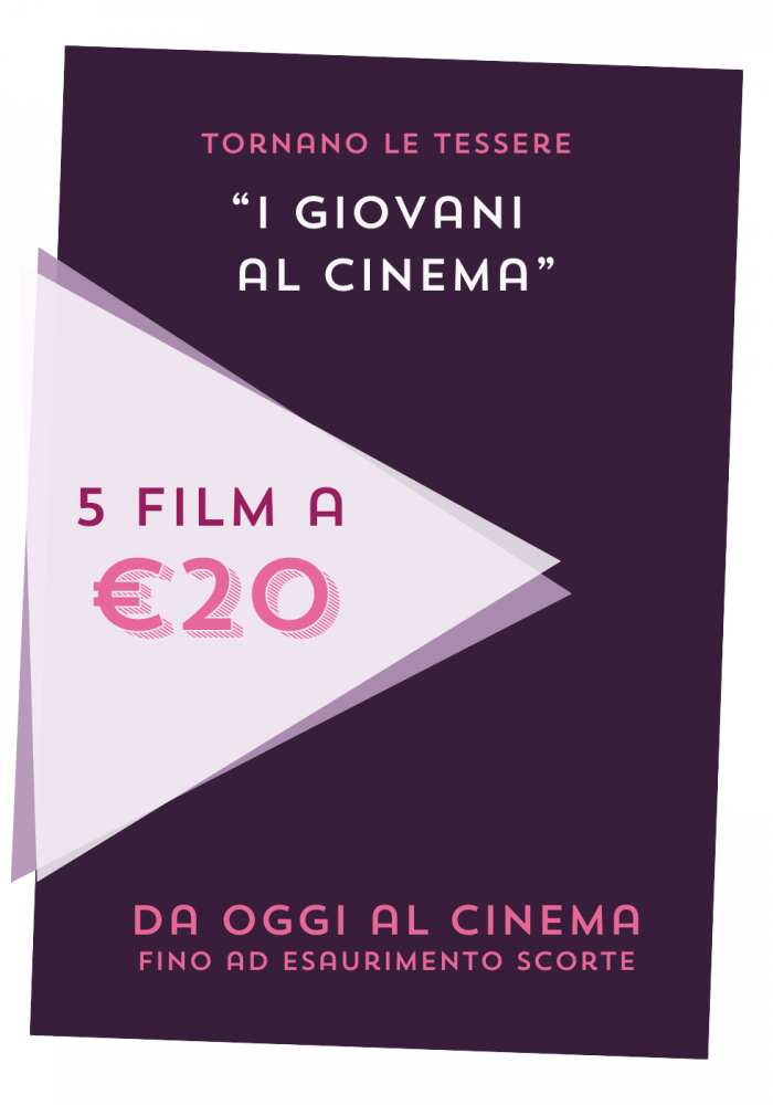 Locandina ABBONAMENTO I GIOVANI AL CINEMA