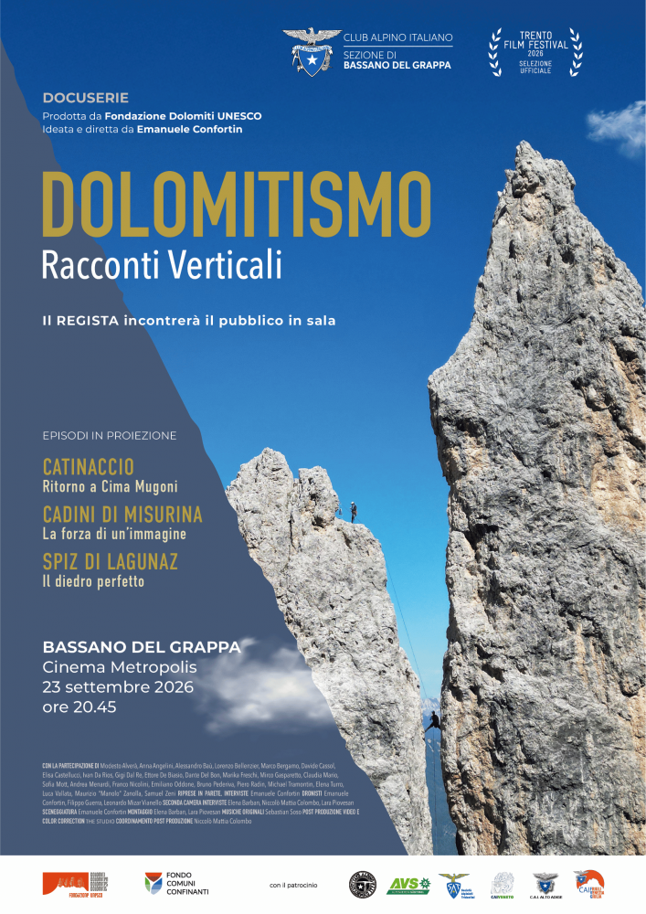 Locandina Dolomitismo - racconti verticali - 2&deg; PARTE