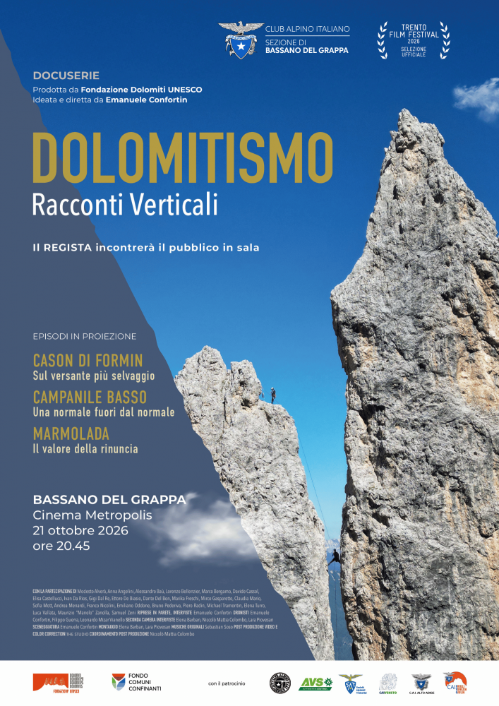 Locandina Dolomitismo - racconti verticali - 3&deg; PARTE