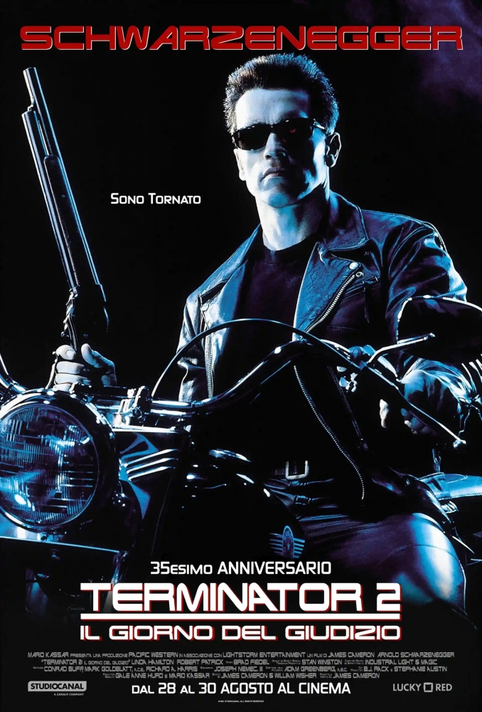 Locandina Terminator 2 4k (ried. 2026)
